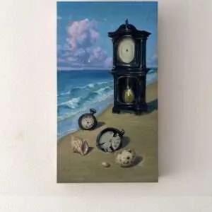 A Clockwork Death Painting Wall Mounted