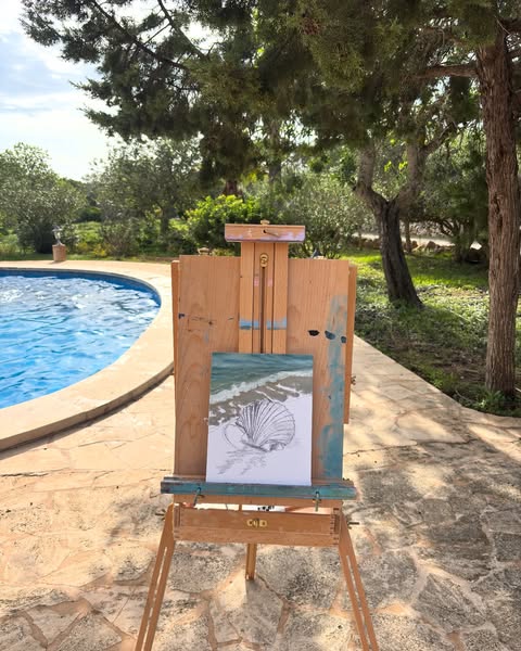 ölmalen in mediterranem flair